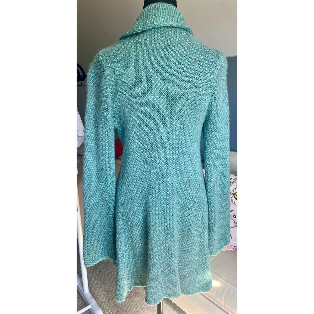 Wooden Ships Grey and Green Cardigan size S/M - Picture 2 of 5